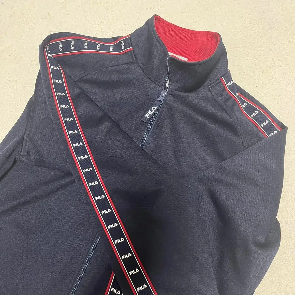 MSCHF HOODED WAFFLE ZIP-UP ネイビー MSCHF HOODED WAFFLE ZIP-UP ネイビー VintageSoft Waffle-Lined Zip